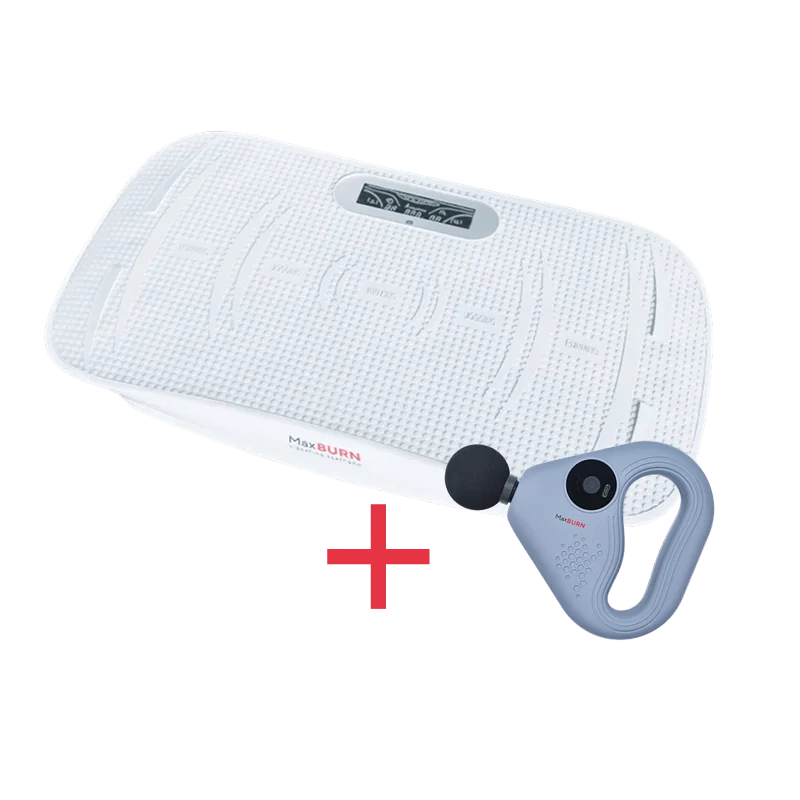 Набор виброплатформа + перкуссионный массажер Ergonova Max Burn Pro + перкуссионный массажер в подарок