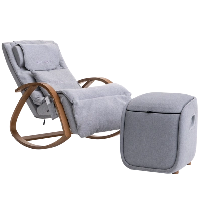 Набор кресло-качалка + массажер для ног Ergonova Grey