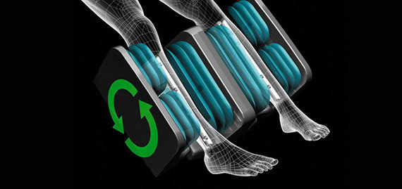 Инновационный роторный массаж ног
